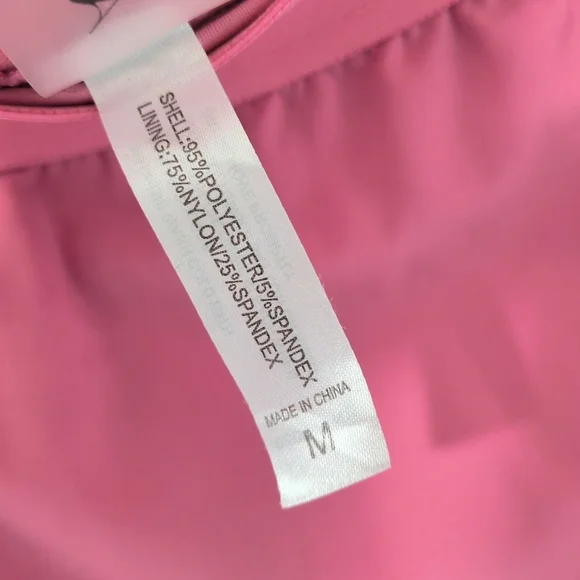 Altar'd State As Revival Activewear Pink Pleated Tennis Mini Skirt Skort - Picture 7 of 7